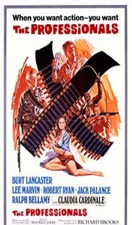 The Professionals (1966) Hindi Dubbed poster