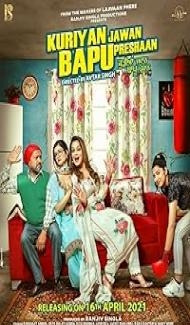 Kuriyan Jawan Bapu Preshaan (2021) Punjabi Movie poster