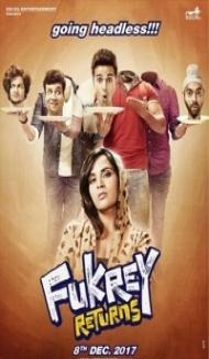 Fukrey Returns (2017) Hindi 480p HDRip 350mb poster