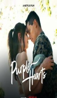 Purple Hearts (2022) Hindi Dubbed poster