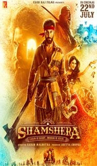 Shamshera (2022) Hindi Movie poster